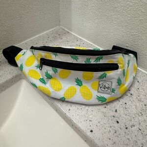 Pineapple print Fanny pack by vibe festival gear Tropical vacation